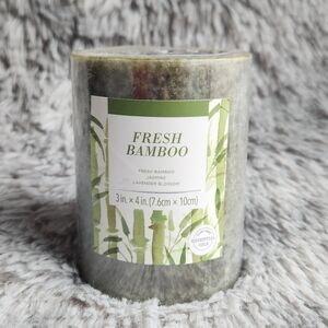 Fresh Bamboo Scented Candle - Green